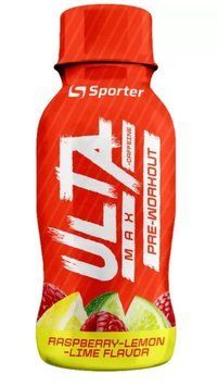 Sporter Ulta Pre-Workout - 100 мл малина-лимон-лайм 567310627 фото