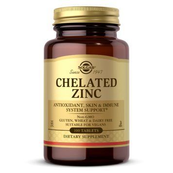 Chelated Zinc - 100 tabs 2022-10-1520 фото