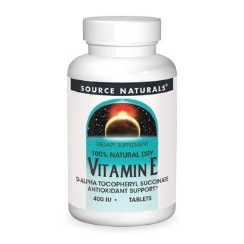 Vitamin E 400 IU D-Alpha Tocopherol - 100 tabs 2023-10-6156 фото