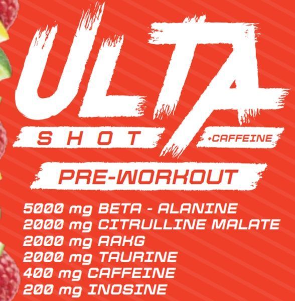 Sporter Ulta Pre-Workout - 100 мл малина-лимон-лайм 567310627 фото