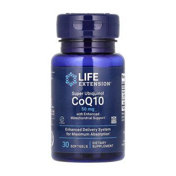 Super Ubiquinol CoQ10 with Enhanced Mitochondrial Support 50 mg - 30 softgels 2023-10-3215 фото