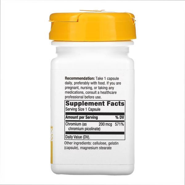 Chromium Picolinate - 60 caps 2022-10-1078 фото