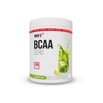 MST&reg; BCAA Zero Огірок &ndash; лайм🥒без цукру 90 порцiй +10🎁 600 грамів 6590925 фото
