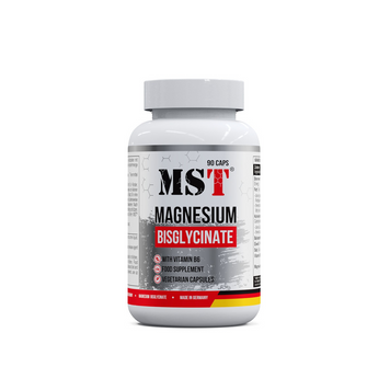 MST&reg; Magnesium BISGLYCINATE Магній бісгліцинат + вітамін B6 90 капсул 7678571 фото