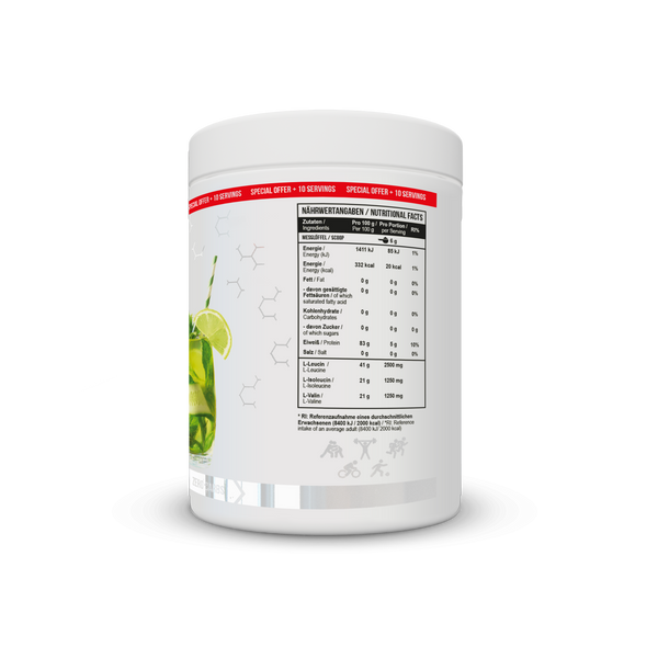 MST&reg; BCAA Zero Огірок &ndash; лайм🥒без цукру 90 порцiй +10🎁 600 грамів 6590925 фото