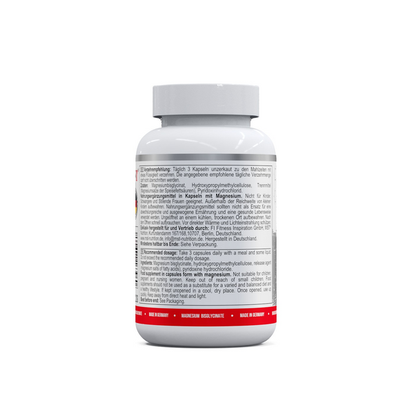 MST&reg; Magnesium BISGLYCINATE Магній бісгліцинат + вітамін B6 90 капсул 7678571 фото