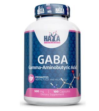Haya Labs Gaba 500 мг - 100 капс  759538765 фото