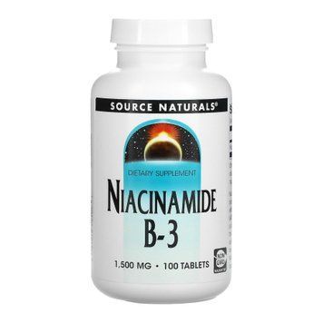 Niacinamide B-3 1500 mg - 100 tabs 2023-10-6158 фото