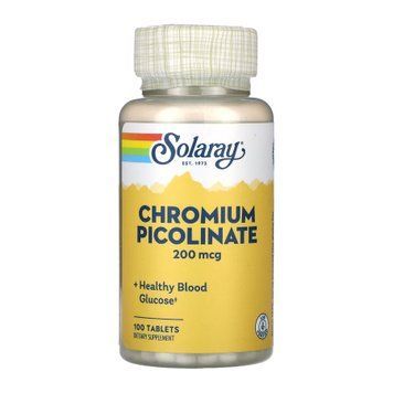 Chromium Picolinate 200mcg - 100 tabs 2023-10-3427 фото