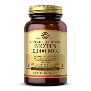Biotin 10,000mcg - 120 vcaps 2023-10-4150 фото