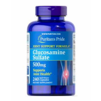 Glucosamine Sulfate 500mg - 240caps 100-80-7000605-20 фото