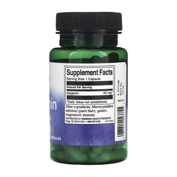Apigenin 50mg - 90 caps 2023-10-4281 фото