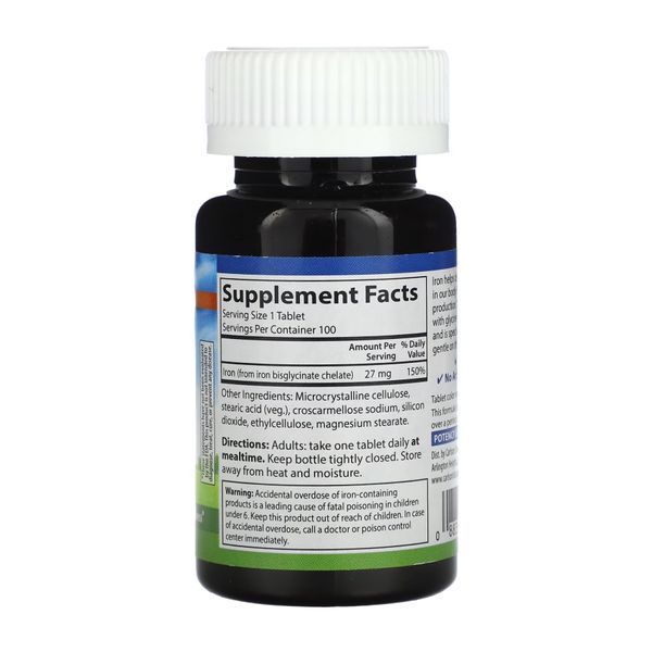 Chelated Iron - 100 tabs 2023-10-4569 фото