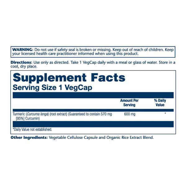 Turmeric Root Extract One 600mg - 30 vcaps 2023-10-2406 фото