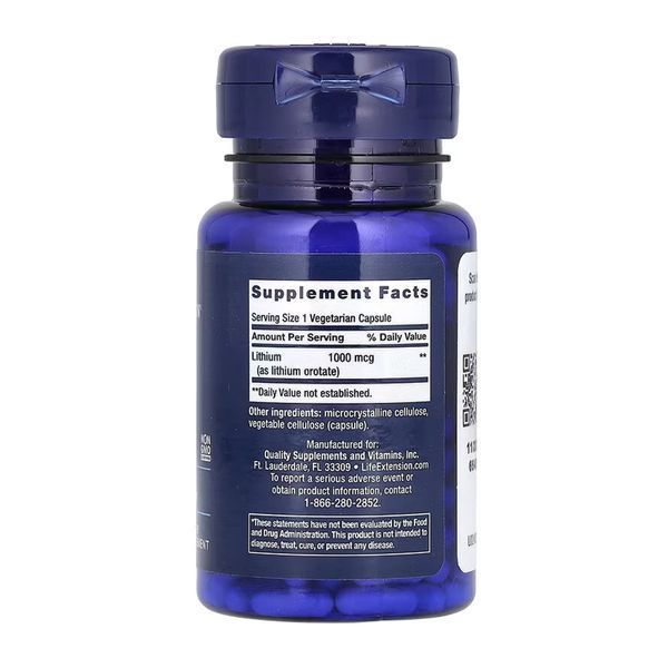 Lithium 1000 mcg - 100 caps 2023-10-5454 фото