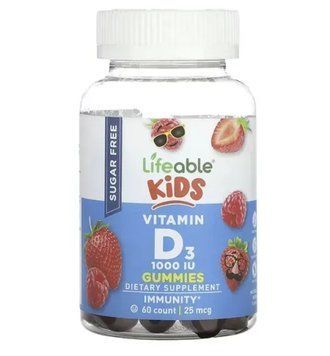 Vitamin D Kids Sugar Free - 60 gummies 6478543 фото