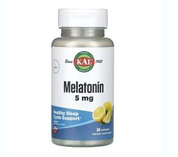Мелатонін, Melatonin 5mg - 60 lozenges 4567876537 фото