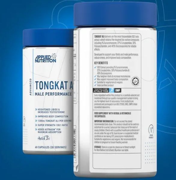 Applied Nutrition Tongkat Ali 60 caps 7565437898 фото