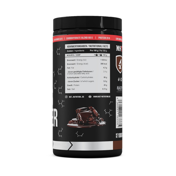 MST&reg; BEST Mass Gainer Chocolate Гейнер 10 порцій 1000 грамів 8358136 фото